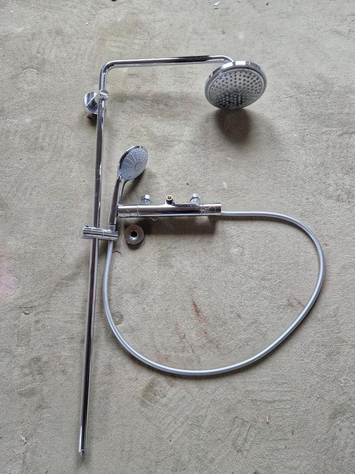 Grohe Opbouw Doucheset met Regendouche, Huis en Inrichting, Woonaccessoires | Overige, Gebruikt, Ophalen