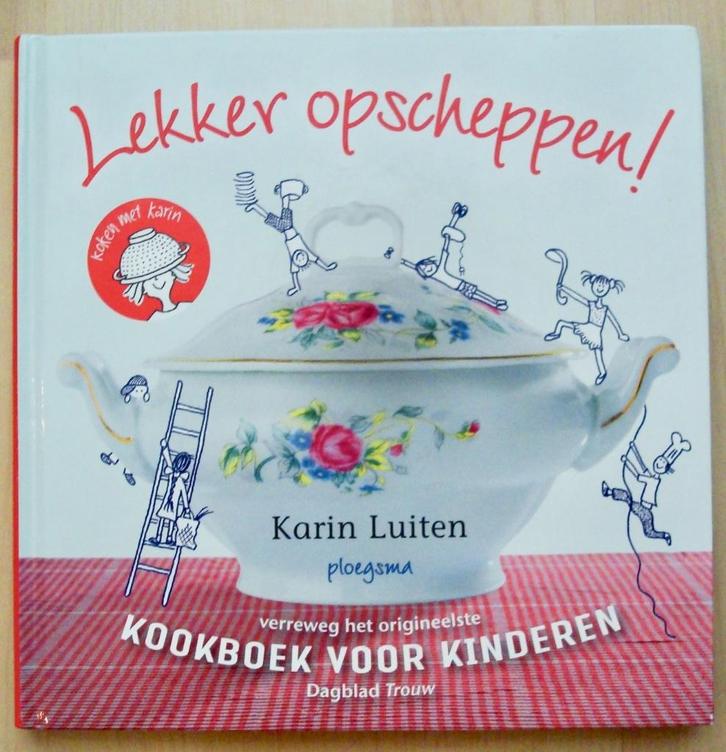 Karin Luiten - Lekker opscheppen  & Pizza & Pasta, Boeken, Kookboeken, Zo goed als nieuw, Ophalen of Verzenden