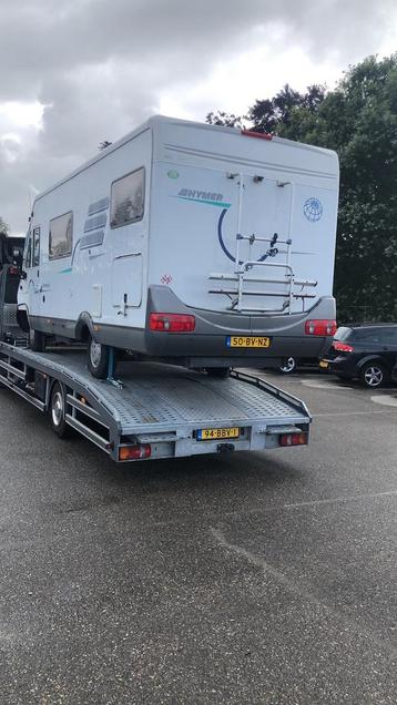 Auto transport caravan bakwagen pechhulp 24/7 oplegger  beschikbaar voor biedingen