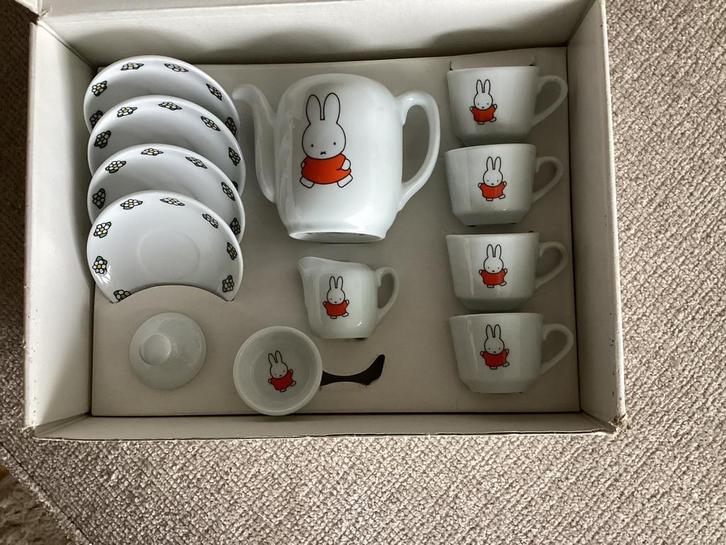 Miffy (Nijntje) Kinderservies - Compleet en Schattig!, Kinderen en Baby's, Speelgoed | Actiefiguren, Zo goed als nieuw, Ophalen of Verzenden
