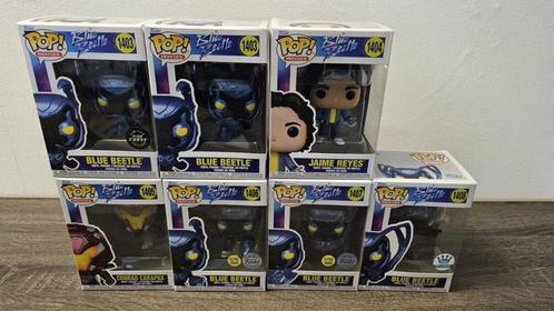 Funko set - Blue Beetle, Verzamelen, Poppetjes en Figuurtjes, Zo goed als nieuw, Ophalen of Verzenden
