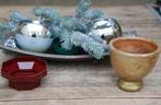 Twee potjes voor kerststukje, Diversen, Ophalen of Verzenden, Nieuw