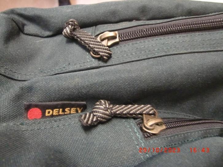 Delsey trolley/rugzak, groot model, Sieraden, Tassen en Uiterlijk, Koffers, Zo goed als nieuw, Zacht kunststof, 70 cm of meer