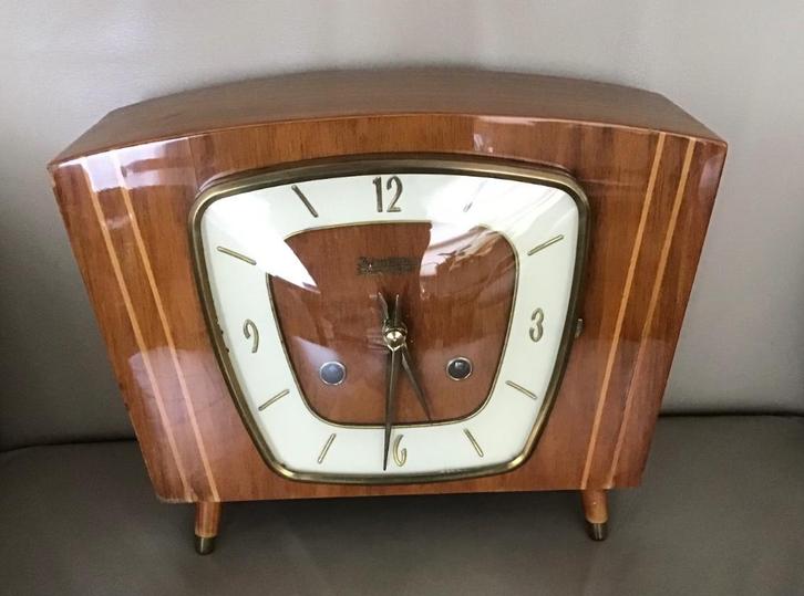 Kieninger (1861) Schwebegang pendule klok jaren 50, Antiek en Kunst, Antiek | Klokken, Ophalen of Verzenden