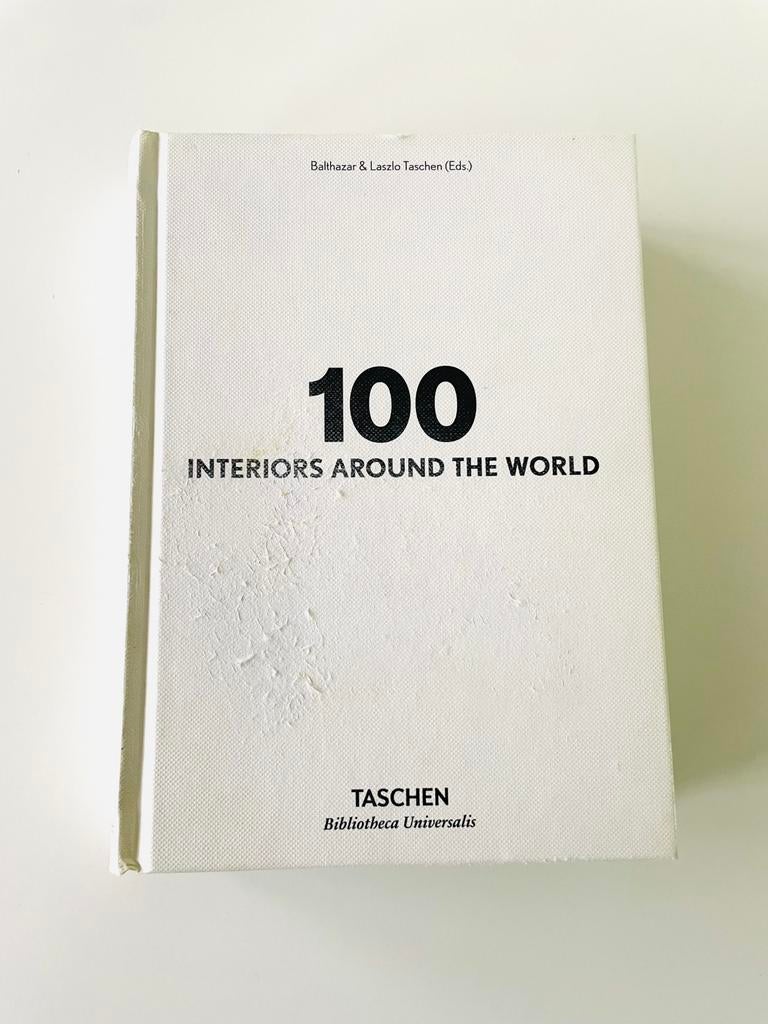 Taschen | 100 interiors around the world - boek, book, Boeken, Kunst en Cultuur | Fotografie en Design, Zo goed als nieuw, Fotografen
