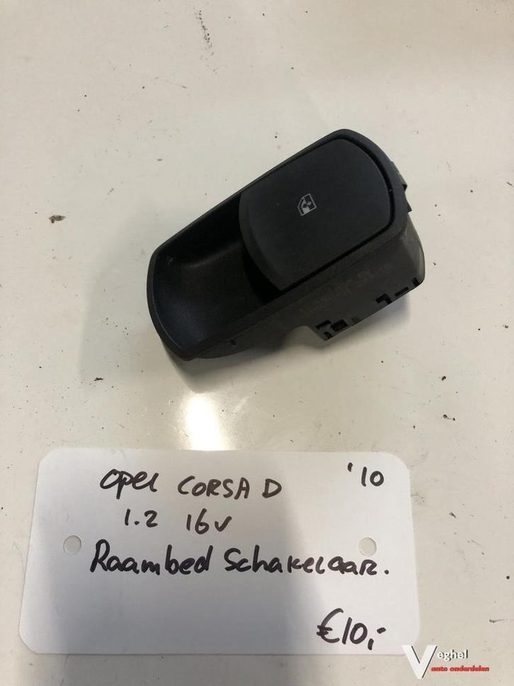 Opel Corsa D 1.2 16v 2010 Raambedieningsschakelaar Rechts, Auto-onderdelen, Dashboard en Schakelaars, Gebruikt, Ophalen of Verzenden