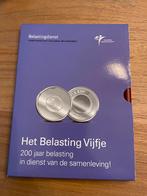 Belasting Vijfje - 200 Jaar Belastingdienst coincard zilver, Setje, Koningin Beatrix, Zilver, Euro's
