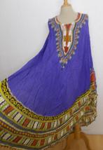 Ibiza/hippie/Afrika/ethnic print jurk! one size/XL, Kleding | Dames, Jurken, Overige kleuren, Verzenden, Maat 46/48 (XL) of groter