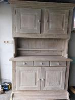 Eikenhouten kast, Huis en Inrichting, Ophalen, 100 tot 150 cm, Gewhite washt, Eikenhout