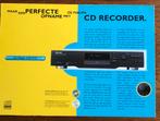 Philips Brocure CDR 870 CD recorder 1997 Reclame., Ophalen of Verzenden, Zo goed als nieuw, Overige typen