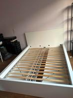 Malm bed ikea met lades, Huis en Inrichting, Slaapkamer | Bedden, Ophalen, Wit, Tweepersoons, 140 cm