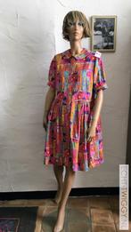 Mooie vintage jurk L handmade, Overige kleuren, Maat 42/44 (L), Ophalen of Verzenden, Zo goed als nieuw