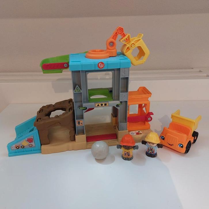 Fisher price bouwplaats, Kinderen en Baby's, Speelgoed | Thomas de Trein, Zo goed als nieuw, Ophalen of Verzenden