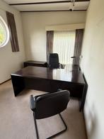 Buro set incl stoelen en kastje, Ophalen, Zo goed als nieuw, Bureau