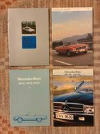 Mercedes-Benz SL SLC W107 R107 brochures - 4 stuks, Boeken, Verzenden, Zo goed als nieuw, Mercedes