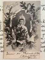 25-12-1904 Joyeux Noël - meisje met dennentakken (BB), Verzamelen, Ophalen of Verzenden, Voor 1920, Gelopen, Feest(dag)