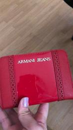 Rode portemonnee Armani jeans mooi nieuw €30 vast prijs, Sieraden, Tassen en Uiterlijk, Portemonnees, Nieuw, Ophalen of Verzenden
