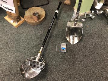 Recreatie plas zeef lente 130cm RVS 30mm. Metaaldetector beschikbaar voor biedingen