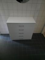 Witte Ladekast met 5 Laden, Huis en Inrichting, Kasten | Ladekasten, Ophalen, Overige materialen, 5 laden of meer, 50 tot 100 cm