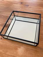 Black mirror tray, Ophalen of Verzenden, Zo goed als nieuw, Rechthoekig, Metaal