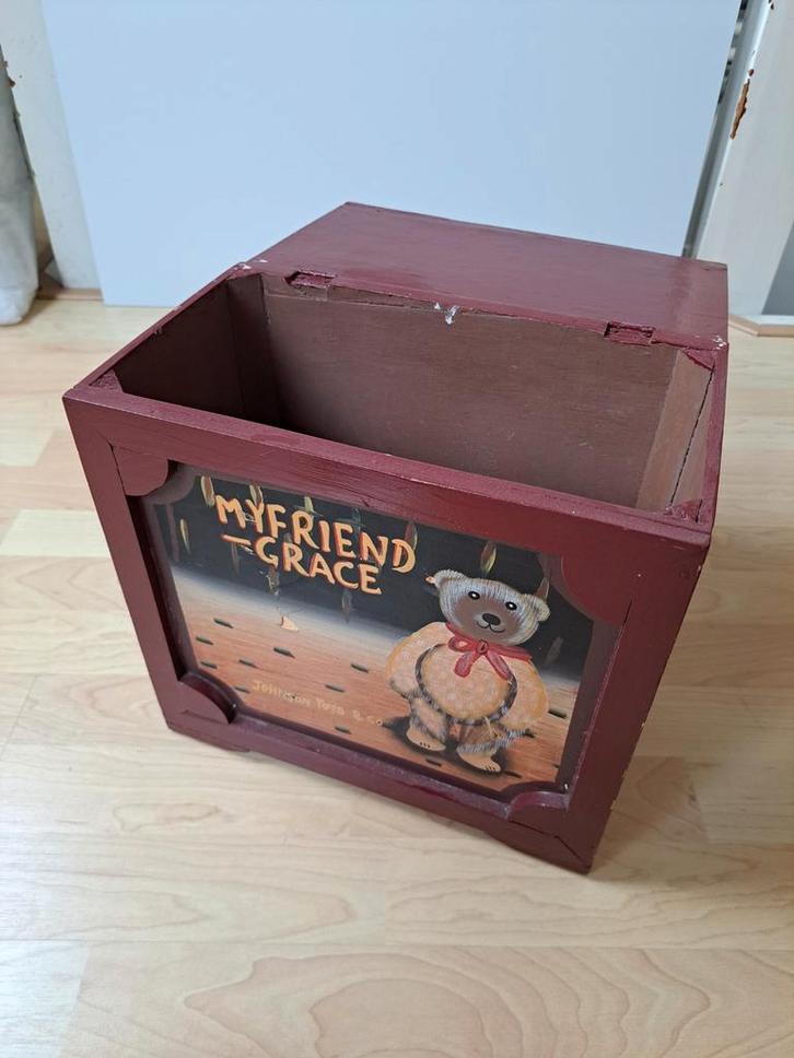 Vintage 'My Friend Grace' Speelgoed Opbergdoos, Huis en Inrichting, Woonaccessoires | Kisten, Ophalen