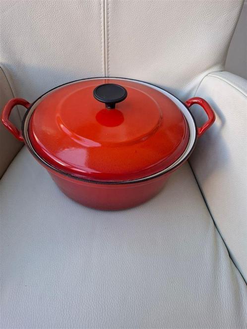 Gietijzeren pan, doorsnede ong. 28 cm, Huis en Inrichting, Keuken | Potten en Pannen, Gebruikt, Koekenpan of Braadpan, Overige materialen