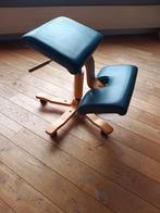 Stokke Wing kniestoel - ergonomische kruk., Ophalen of Verzenden, Blauw