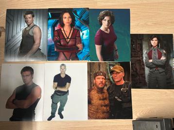 7 SciFi foto’s (Stargate, Battlestar Galactica & Andromeda) beschikbaar voor biedingen
