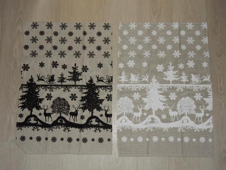 Kerst droogdoeken 50x70 cm nieuw, Zara Home, Diversen, Kerst, Nieuw, Ophalen of Verzenden