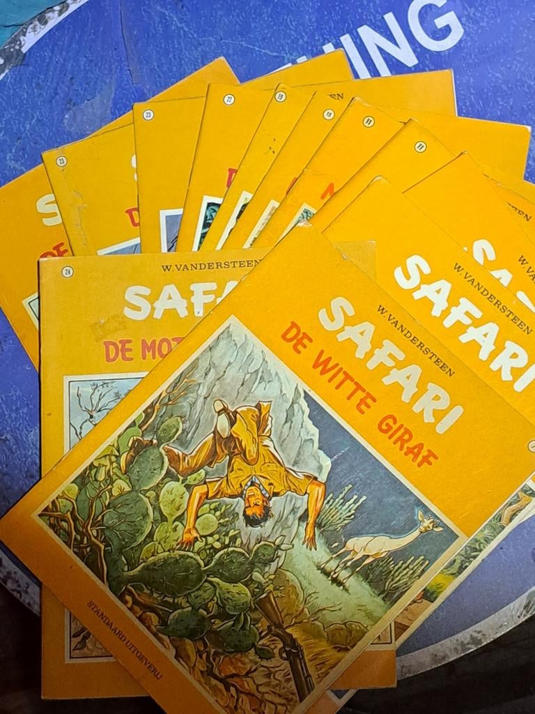 Safari vandersteen, Meerdere comics, Ophalen, Gelezen, Europa