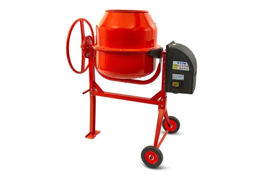 HBM Betonmolen, betonmixer 140 liter - 230 volt, Ophalen of Verzenden, Zo goed als nieuw