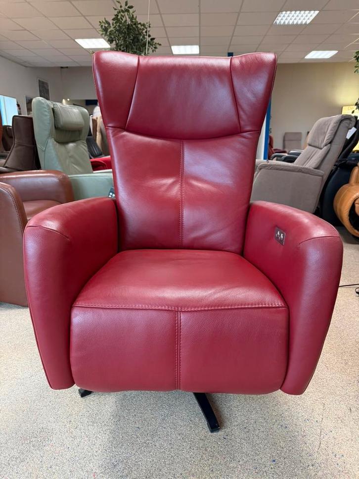 Prominent sta op relax stoel relaxfauteuil gratis bezorgd, Huis en Inrichting, Fauteuils, Zo goed als nieuw, Leer, Verzenden