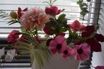 Set zijden bloemen boeket Nr;1, Ophalen of Verzenden, Gebruikt, Binnen