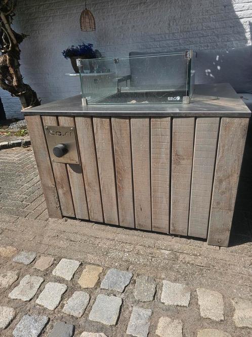 Cosicube vuurtafel 95x95x58cm, Tuin en Terras, Vuurtafels, Gebruikt, Ophalen