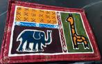 Placemats uit Afrika, handwerk, 4st, stof, Ophalen of Verzenden, Placemat