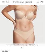 Nieuw VICTORIA SECRET anti slip strapless bh maat 70E (32DD), Ophalen of Verzenden, Beige, BH
