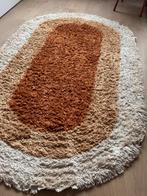 Kids Depot vloerkleed ovaal terra 80x125 - nette staat, Ophalen, 100 tot 150 cm, Bruin, 50 tot 100 cm