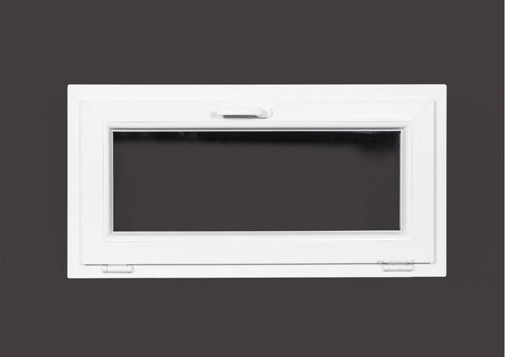 Kunststof kiepkozijn b100 x h40 RAL 9016, Doe-het-zelf en Verbouw, Kozijnen en Schuifpuien, Nieuw, Raamkozijn, Kunststof, Minder dan 75 cm