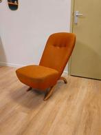 Vintage Theo Ruth Congo Fauteuil Stoel Oranje, Ophalen, Gebruikt, Nvt, Stof