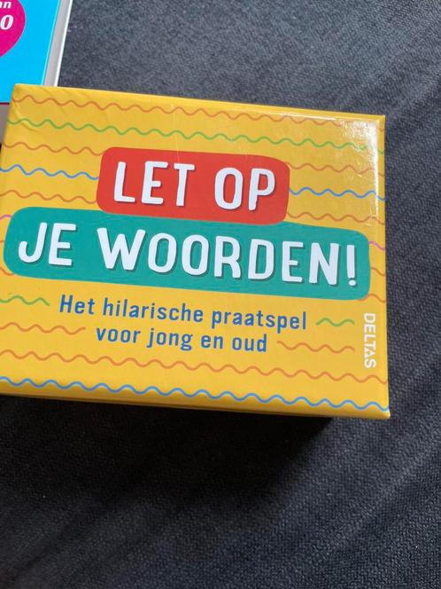 Let op je woorden kaartspel, Hobby en Vrije tijd, Gezelschapsspellen | Overige, Zo goed als nieuw, Ophalen of Verzenden