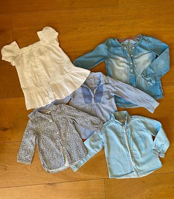 Meisjes kleding partij, blouses mt 86 - 122 mt beschikbaar voor biedingen