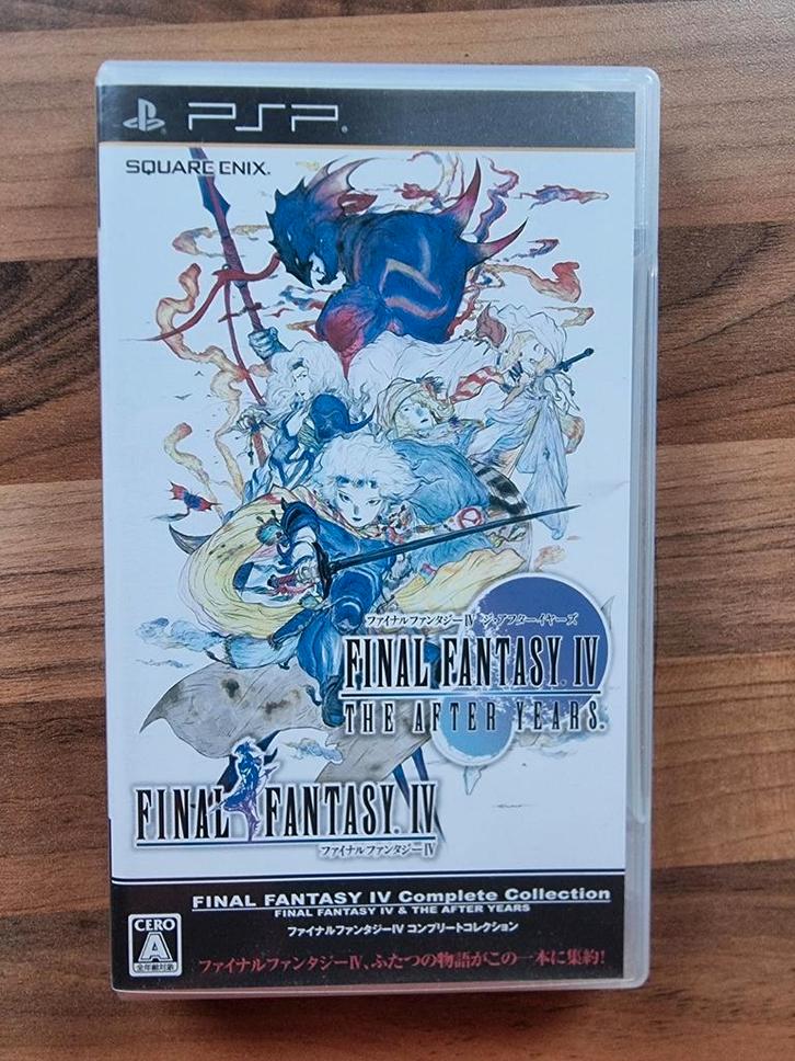 Final Fantasy 4 IV The complete collection | zonder UMD, Spelcomputers en Games, Games | Sony PlayStation Portable, Zo goed als nieuw