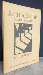 Nahon, Alice - Schaduw (1940), Boeken, Ophalen of Verzenden, Zo goed als nieuw