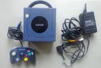 Gamecube Paars + originele controller + kabels, Spelcomputers en Games, Spelcomputers | Nintendo GameCube, Ophalen of Verzenden