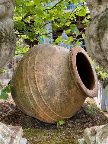 Terracotta olijfkruiken beschikbaar voor biedingen