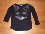 H&M sweatshirt met kat - maat M, Gedragen, Maat 38/40 (M), H&M, Ophalen of Verzenden