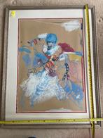 Jan van Diemen, oliepastel., Antiek en Kunst, Kunst | Litho's en Zeefdrukken, Ophalen