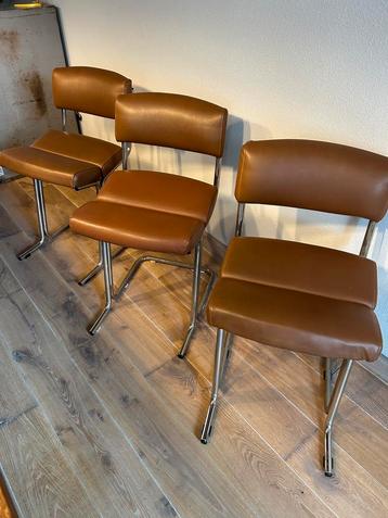PST Mini Derby design stoelen 6 stuks Gaming, Horeca,Retro beschikbaar voor biedingen