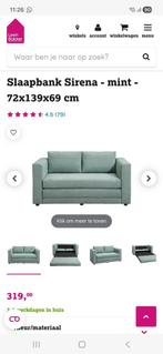 2 persoons slaapbank, Huis en Inrichting, Slaapkamer | Slaapbanken, Ophalen, 70 cm of minder, Tweepersoons, 190 cm of minder