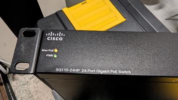 Cisco SG110-24HP 24-Poorts Gigabit PoE Unmanaged Switch beschikbaar voor biedingen